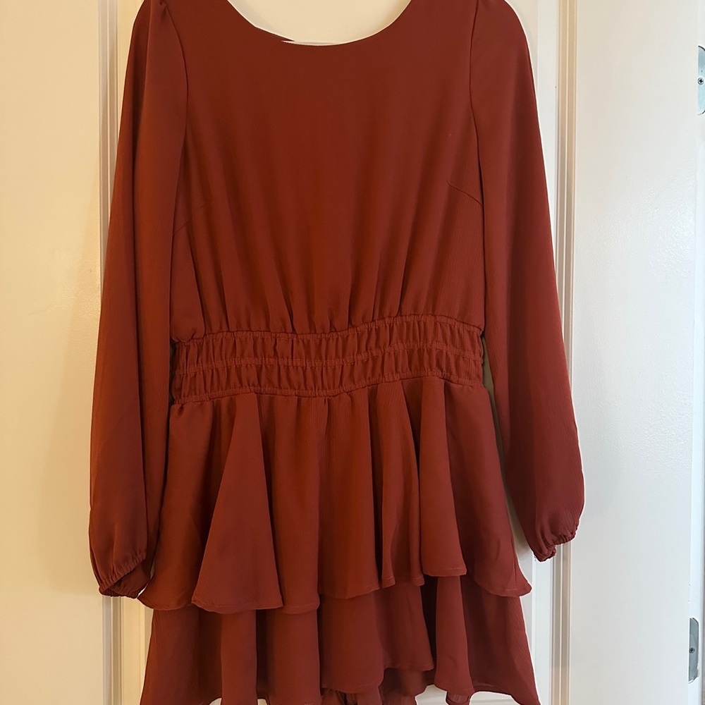 Romper Shorts in Elegant Rust, L